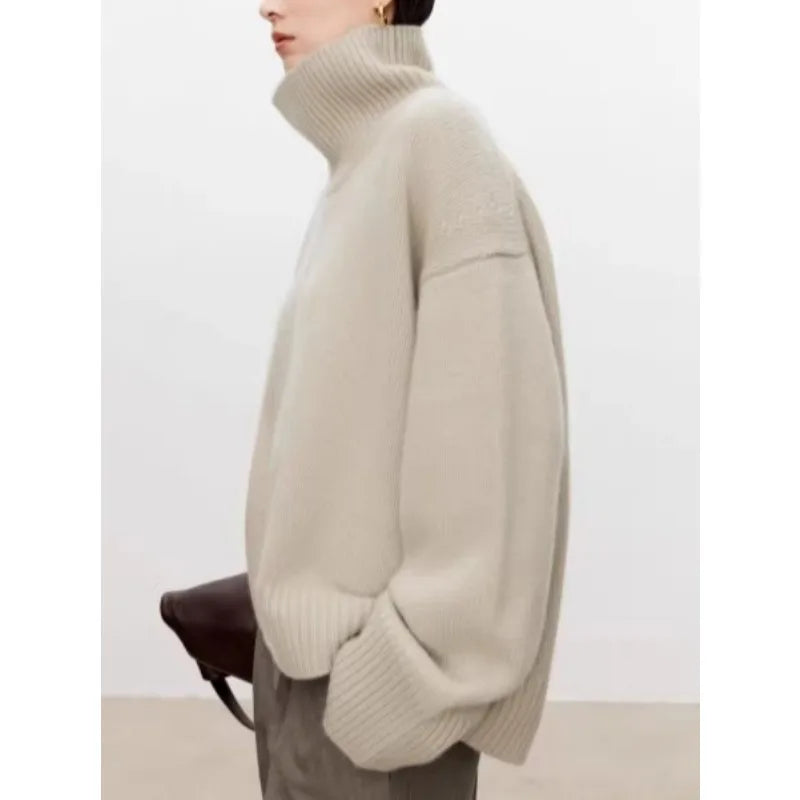 Clara – Cashmere Sweater Women - Cozy Turtleneck Style | Sweater 7