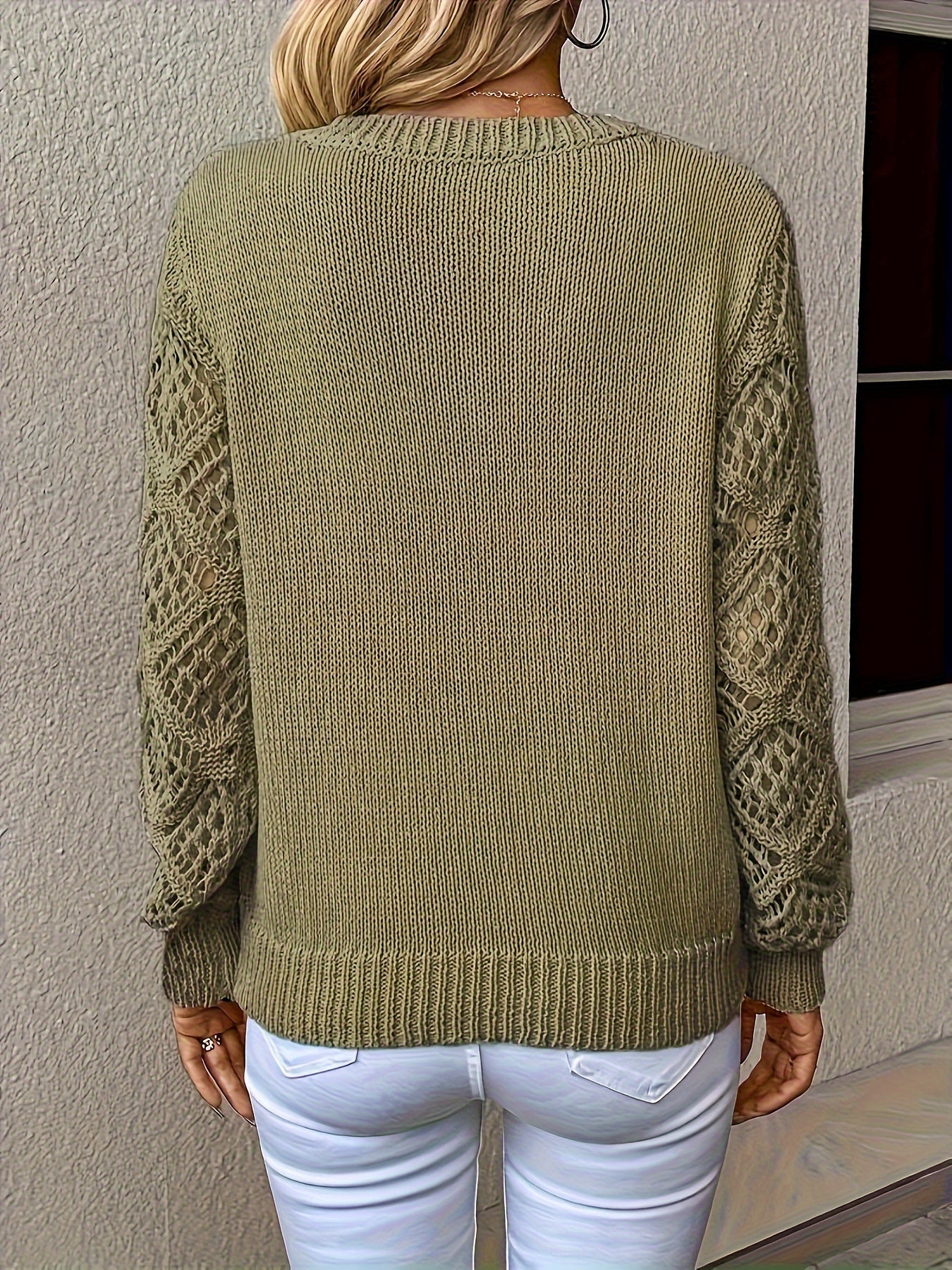 Ms. Luojiang Elegant Long-Sleeve Pullover