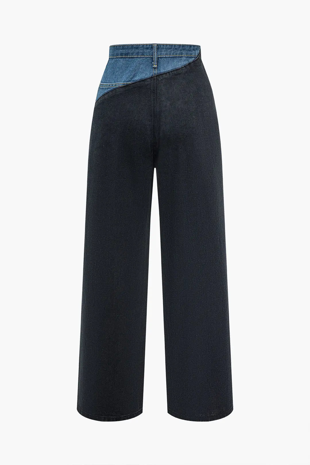 Clémentine - Patchwork Farveblok Kvinde Denim Jeans-Jeans-Zuruz-Zuruz