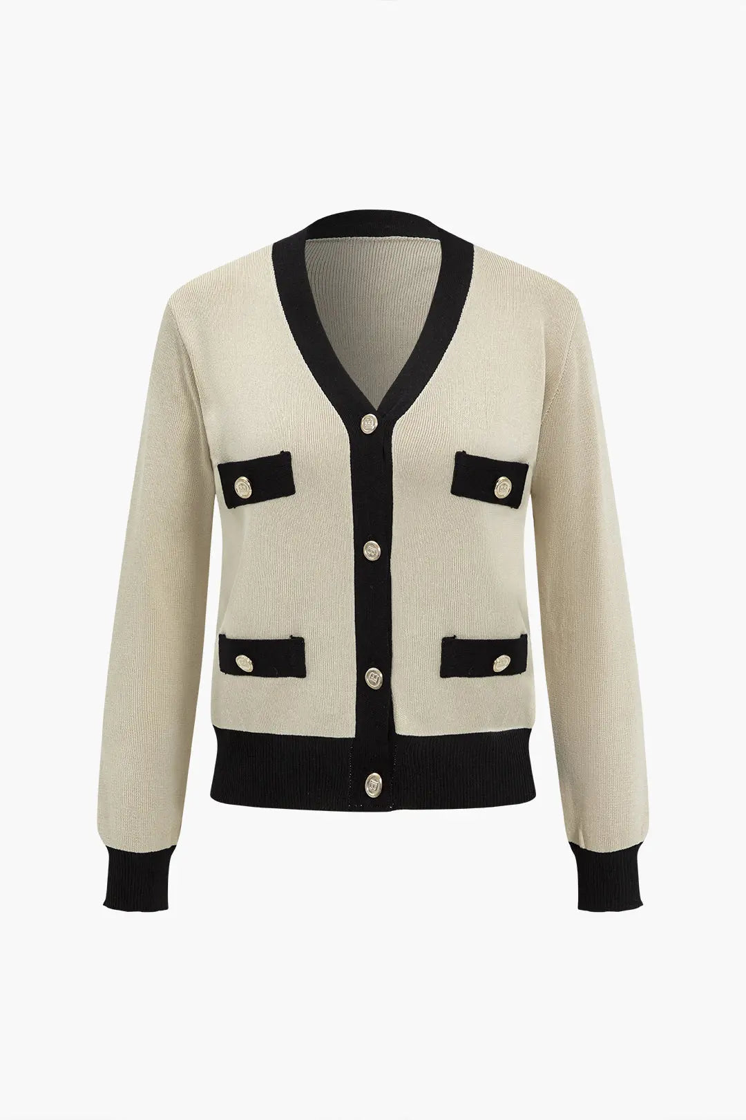 Rowena - Stilfuldt Patchwork Design Kvinde Strikket Cardigan & Bukser Sæt-Sets-Zuruz-Zuruz