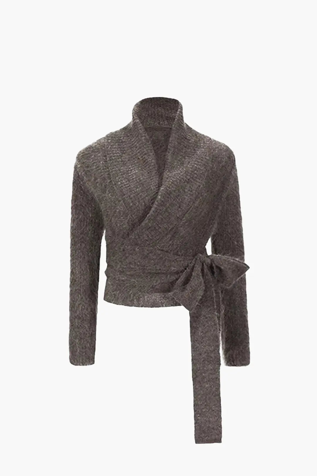 Vespera – Stilfuld Knude Design Asymmetrisk Cardigan til Kvinder-Cardigans-Zuruz-Zuruz