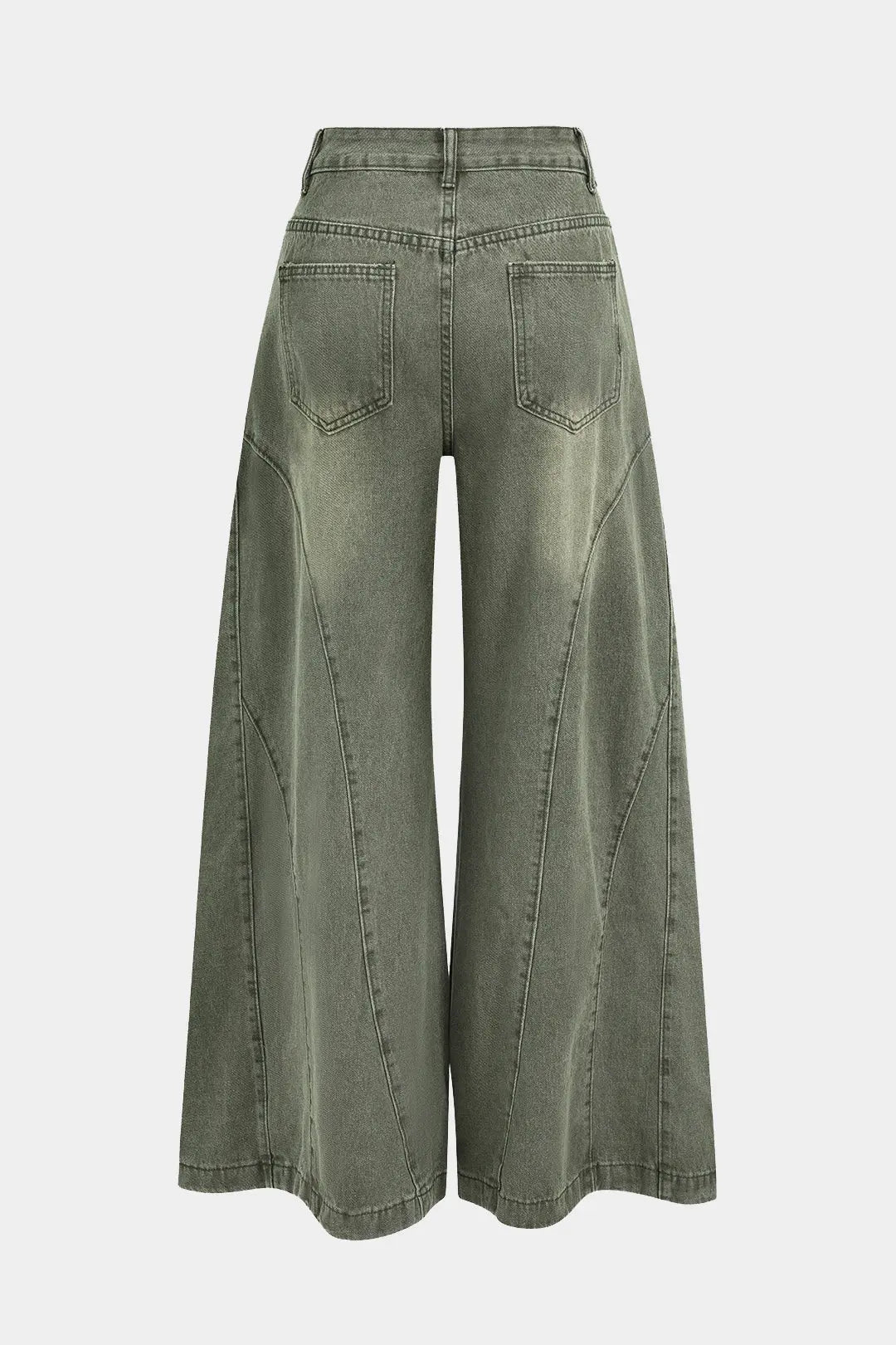 Manuela - Klassisk Denim Vasket Bredbenede Kvinde Jeans-Jeans-Zuruz-Zuruz