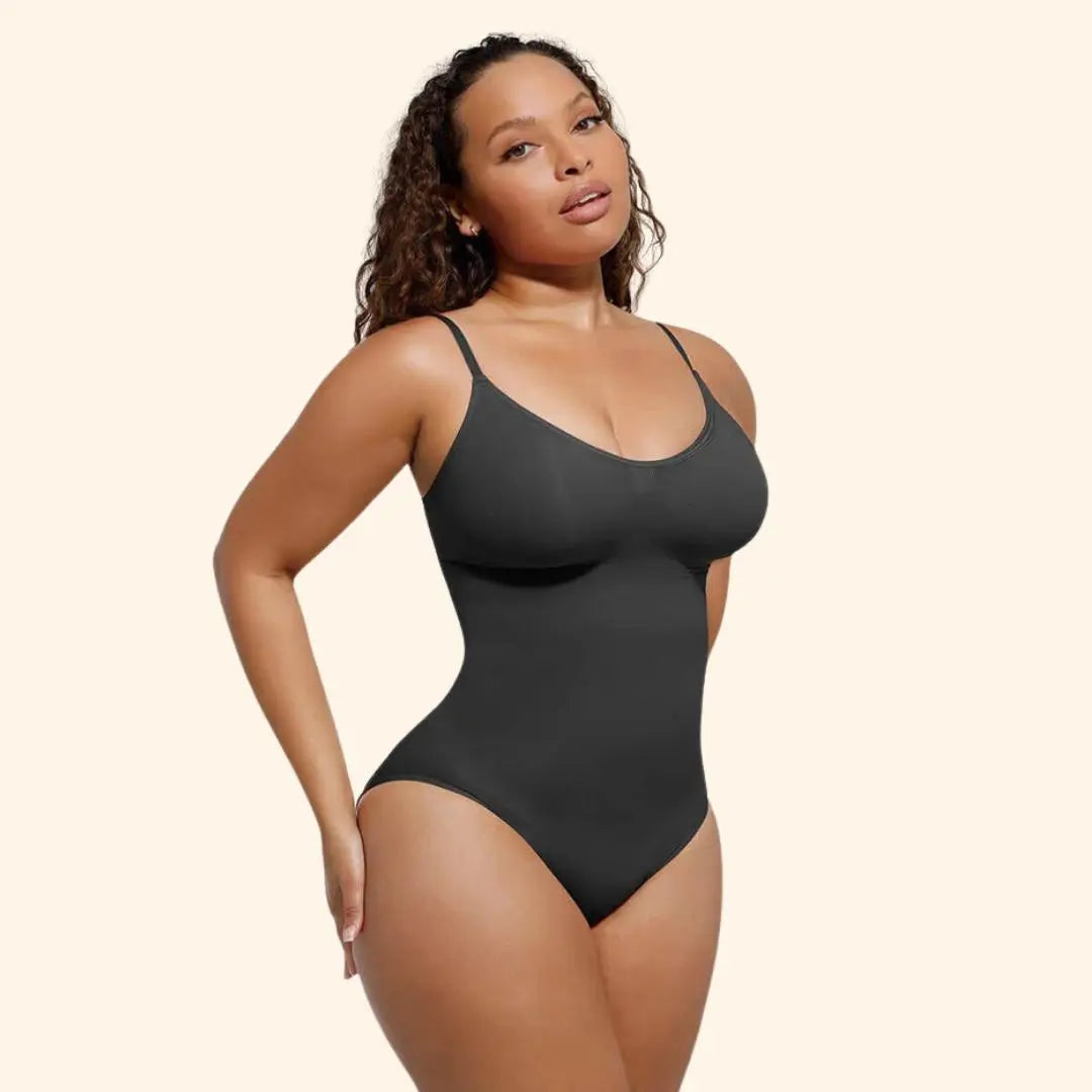 Cerelia – Kropsskulpturerende komfort dame shapewear bodysuit 1+1 gratis-Shapewear-Zuruz-Sort-XS-Zuruz