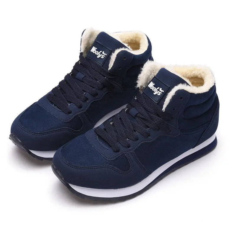 ChillWalk - Hyggelig Vinterkomfort Unisex Sko-Shoes-Zuruz-Blå-4.5-Zuruz