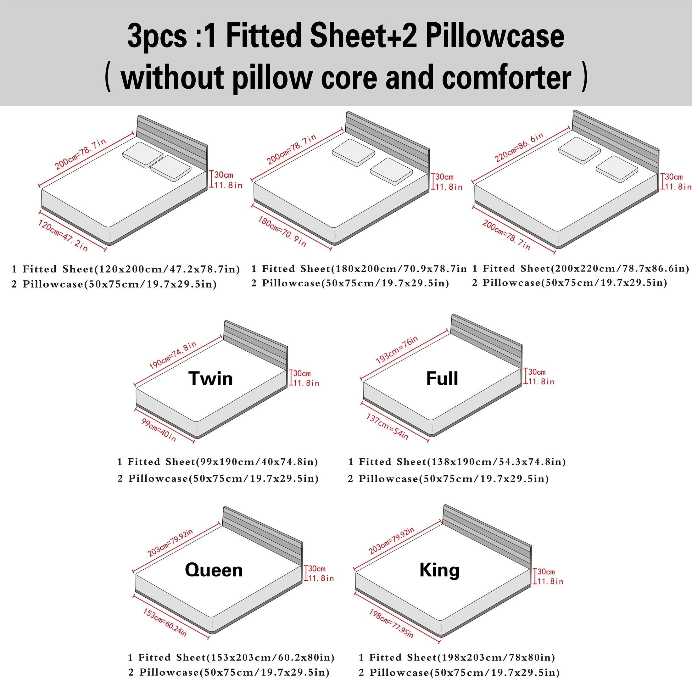 3pcs 100% Polyester Color Ding Bed Sheet Set 1 Bed Sheet 2 Pillowcases No Core Fashionable Bed Sheet Essential for Student Dormitory Bedding Bedroom Home Bed Mat Protective Cover Can Be Washed Machine Does Not Shrink Soft and Smooth