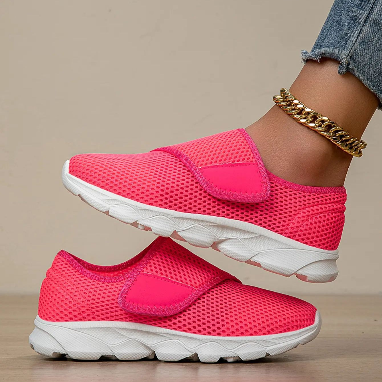 Unisex Orthopedic Sneakers for Wide & Swollen Feet - Adjustable Soft Soles, Breathable Fabric Upper & MD Sole, All-Season Comfort for Diabetics & Sensitive Feet, Orthopedic Shoes, Footwear, Flexible Footwear, Durable Support Footwear