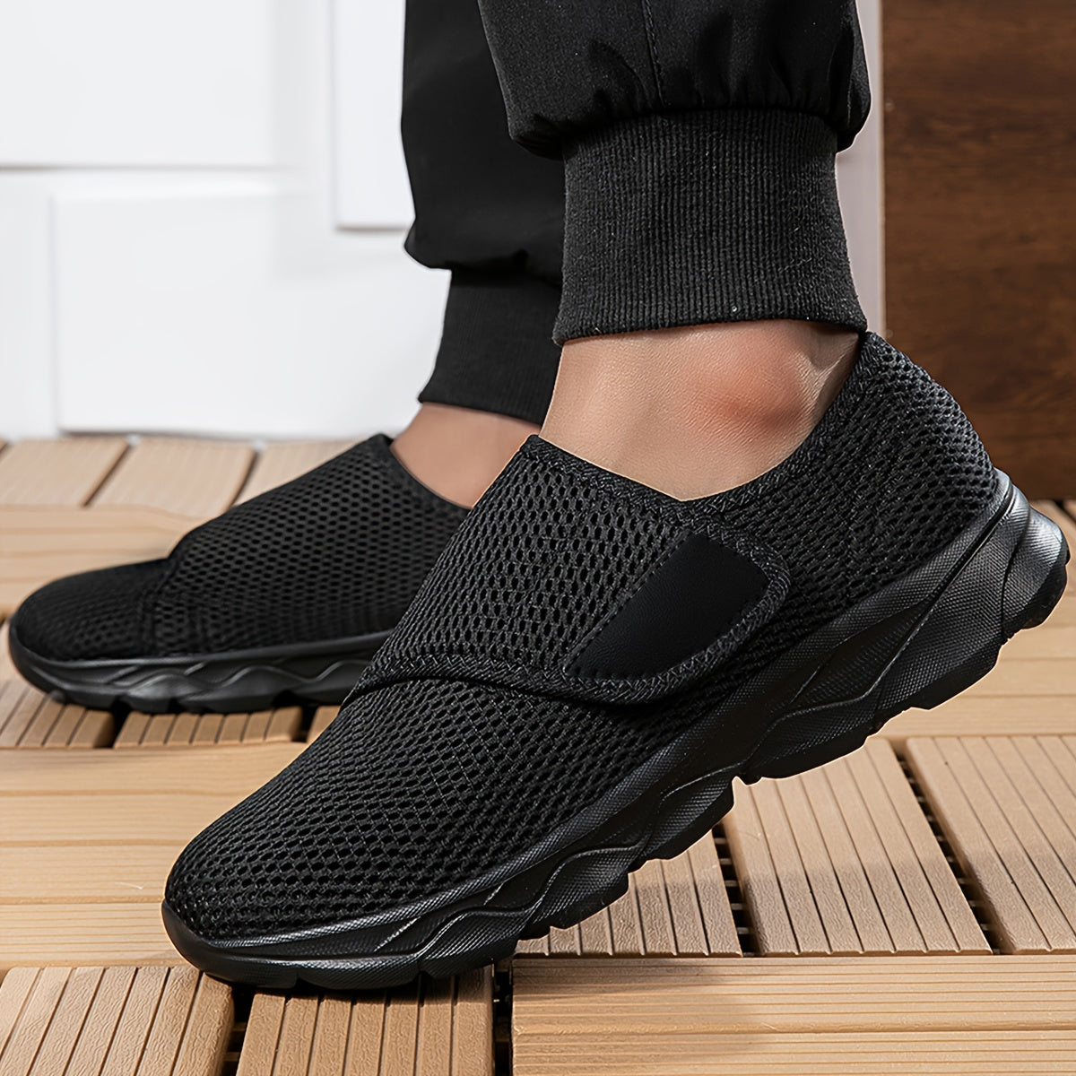 Unisex Orthopedic Walking Shoes - Loose-fit Design for Convenient Hiking, Soft Rubber Sole Adjustable Orthopedic Shoes, Breathable Fabric Upper with Closed Straps, Foot Care Shoes for the Elderly, Orthotic Shoes for Women, Embellished Sneakers, Extra Wid