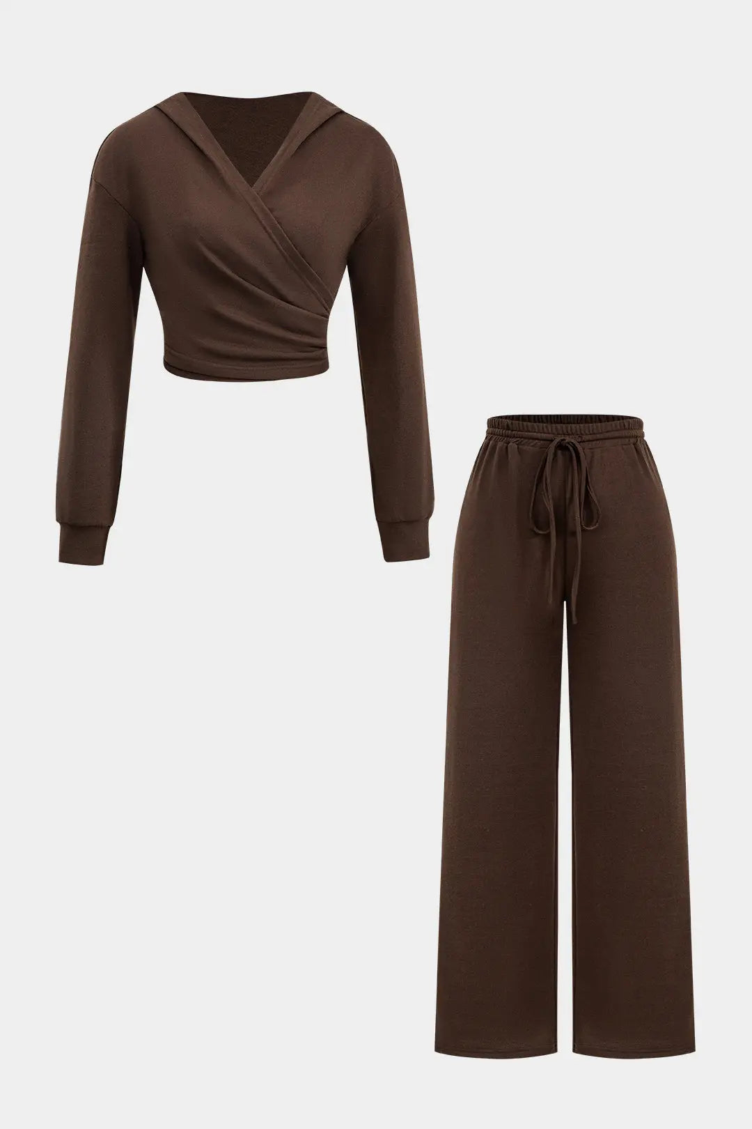 Valeska - Stilfuldt Rynket Design Kvinde Top & Bukser Sæt-Sets-Zuruz-Zuruz