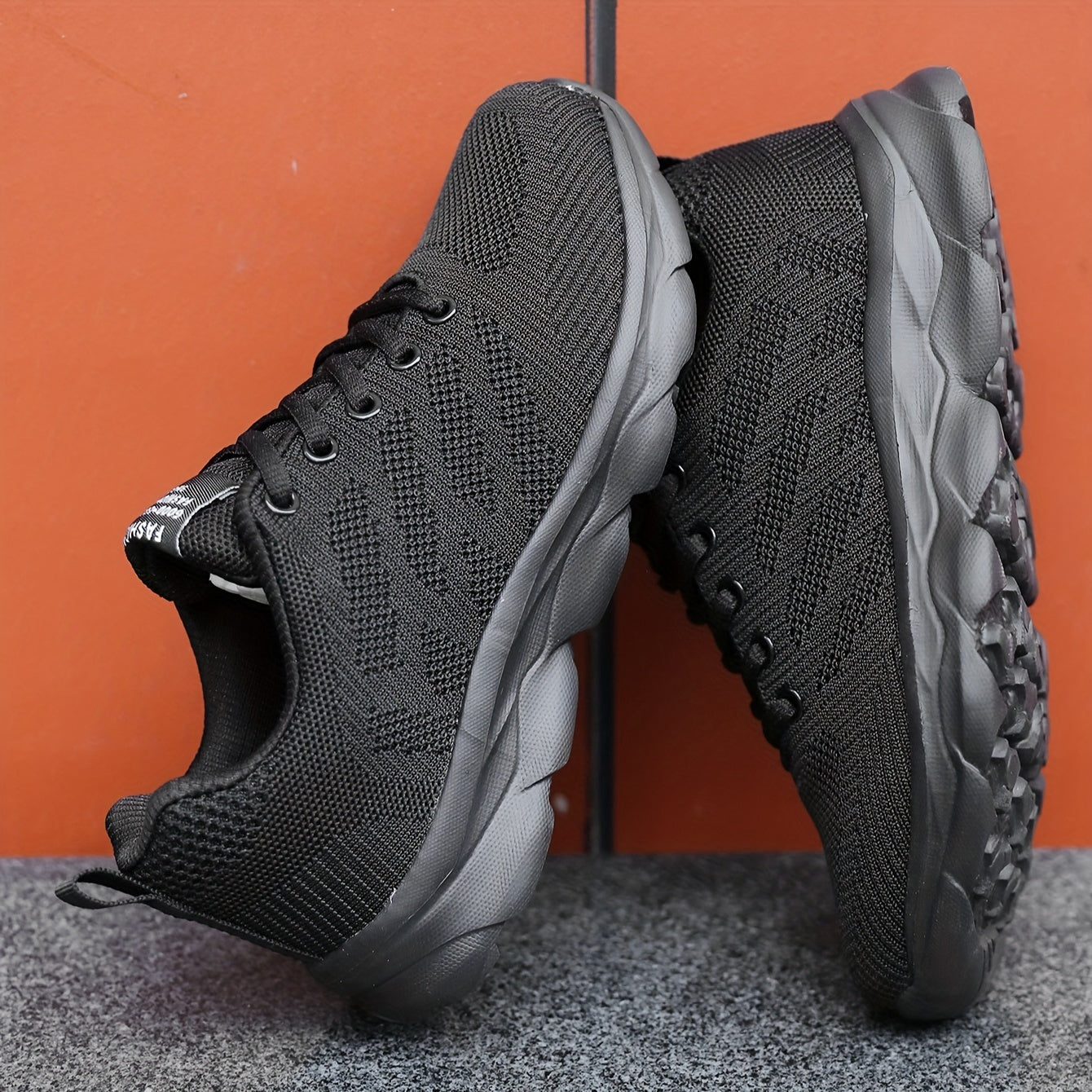 Fashionable And Breathable Athletic Shoes for Women, Featuring Lightweight All-Season Design with EVA Soles And Sport Control Support, Adorned with a Simple Black Stripe Pattern.