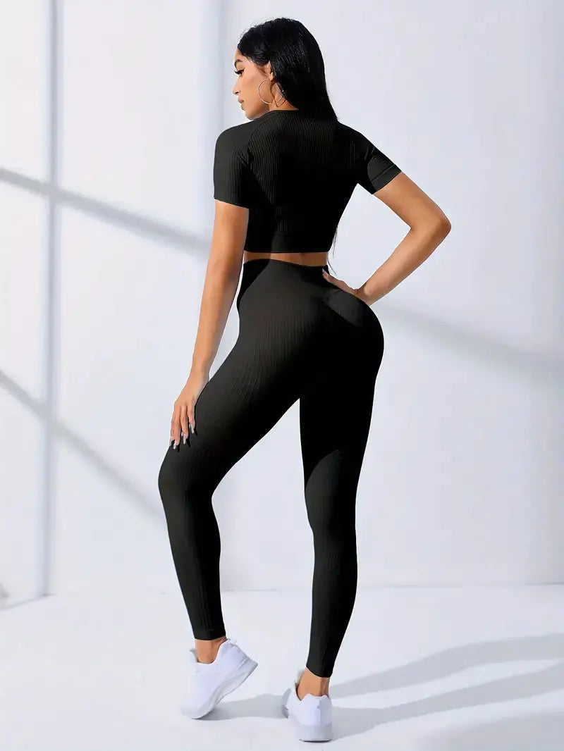 Braelyn – Formet talje & perfekt løft dame træningssæt-Shapewear-Zuruz-Sort-XS-Zuruz