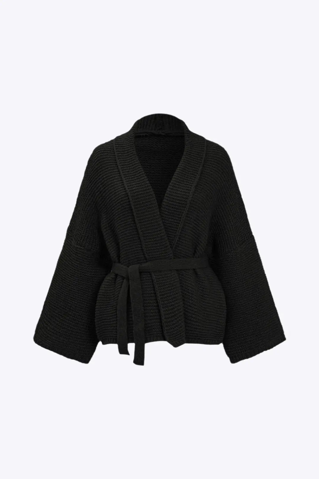 Briony – Elegant V-hals Kvinde Sweater Cardigan-Cardigans-Zuruz-Sort-S-Zuruz
