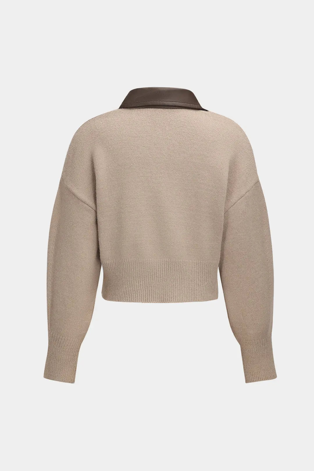 Quilla – Elegant Strikket Patchwork Lynlås Cardigan til Kvinder-Cardigans-Zuruz-Zuruz