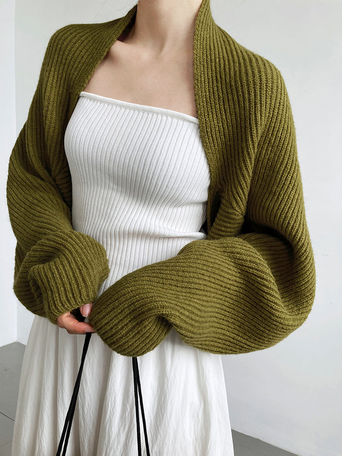 Alcira Strikket Shrug Cardigan